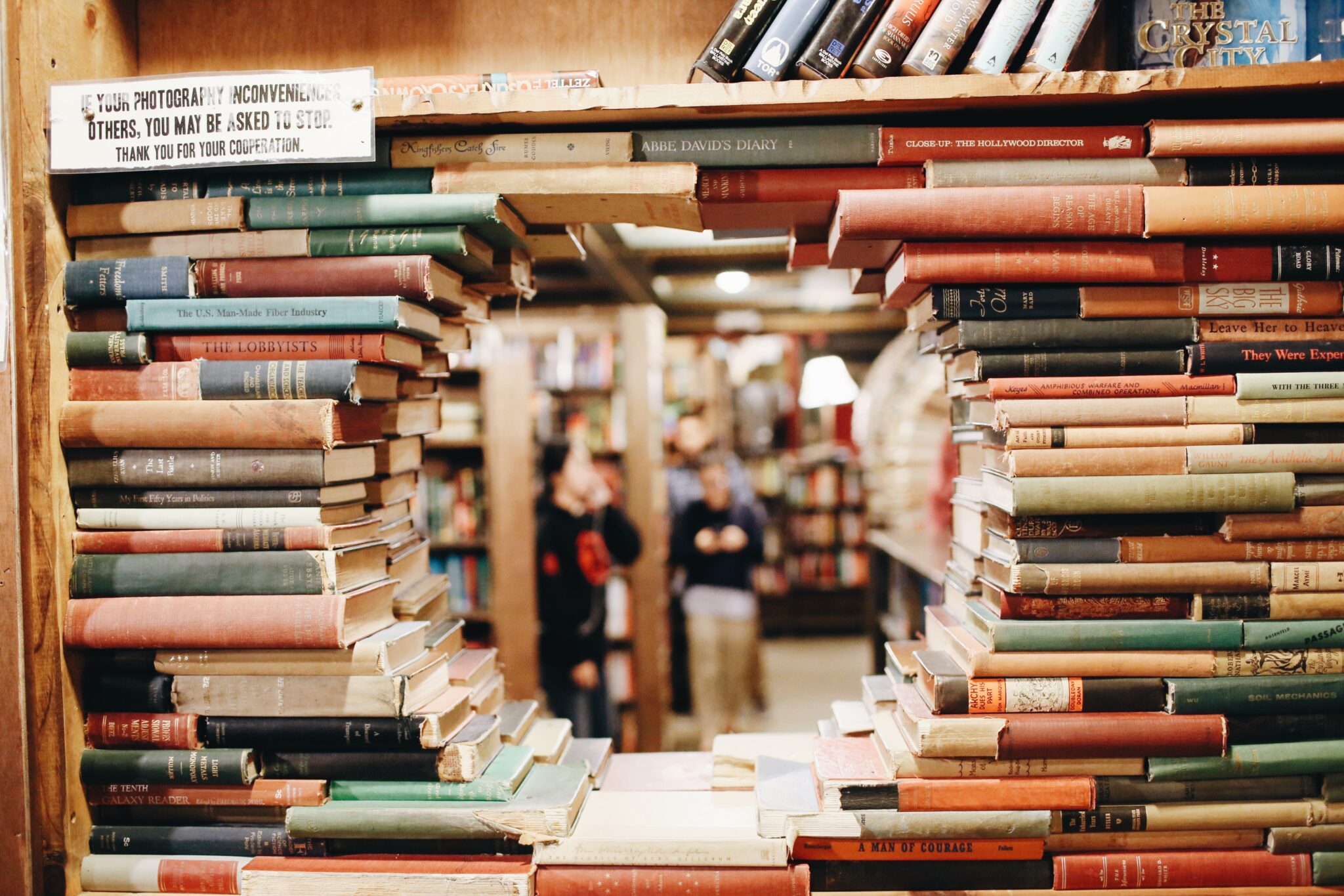 Books stacked and arranged in a circle